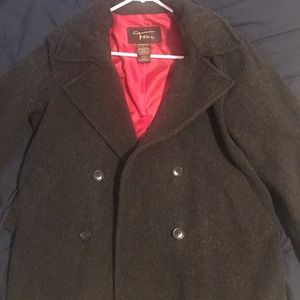 Women’s black pea coat